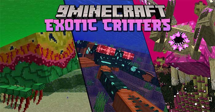 Exotic Critters Mod 1.16.5 sẽ bổ sung vào Minecraft nhiều sinh vật và quần xã mới