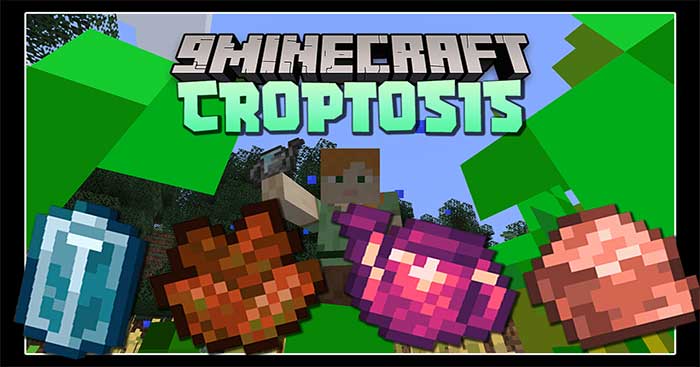 Croptosis Mod 1.17 / 1.16.5 sẽ thêm vào Minecraft các loại phân bón mới