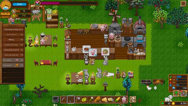 World End Diner là game nấu ăn kết hợp quản lý trang trại độc đáo