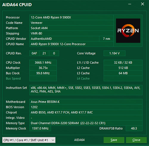 AIDA64 6.33 hỗ trợ phần cứng và công nghệ mới nhất
