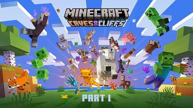 Minecraft for iOS 1.17.2 will bring a lot of new content about Caves and Cliffs