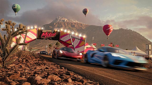 Forza Horizon V nhấn mạnh vào tính năng tương tác xã hội trong cộng đồng người chơi