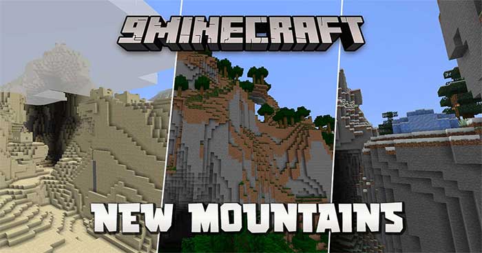 New Mountains Mod sẽ giới thiệu vào thế giới Minecraft bốn quần xã sinh vật núi mới