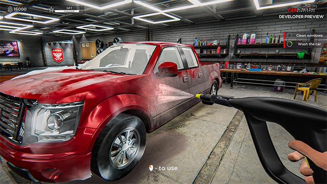 Remake interior and exterior of old car in Car Detailing Simulator game
