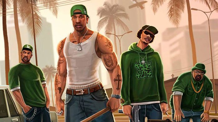 GTA San Andreas đưa ra cho người chơi nhiều loại vũ khí