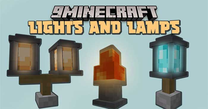 Lights and Lamps Mod 1.16.5 sẽ giới thiệu vào Minecraft nhiều khối phát sáng mới