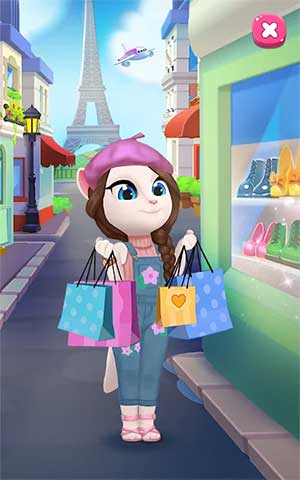 Go shopping with Angela