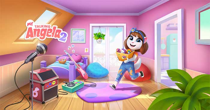 The cat Angela is back in My Talking Angela 2