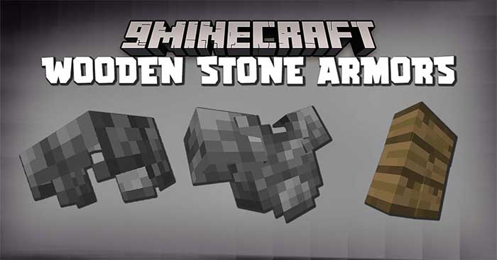 Wooden Stone Armors Mod 1.16.5 sẽ thêm vào Minecraft 2 bộ áo giáp độc đáo