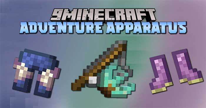 Adventure Apparatus Mod 1.16.5 sẽ đưa vào Minecraft 4 đồ vật bổ trợ sức mạnh