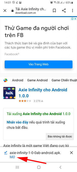 cai dat Axie Infinity android 8*277412