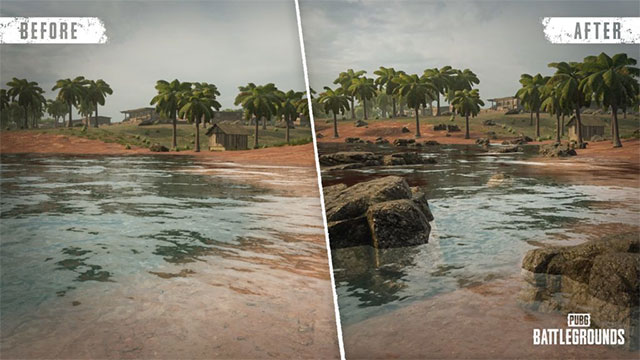 Improved graphics quality of Sanhok map and map balance