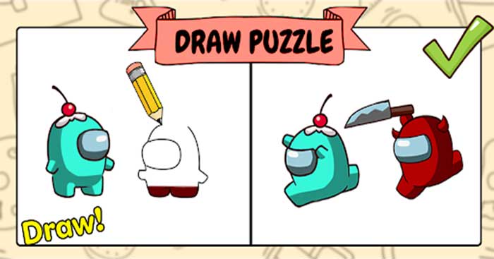 Draw Puzzle - Draw One Part - Game Vẽ Hình Giải Đố Bằng Một Nét