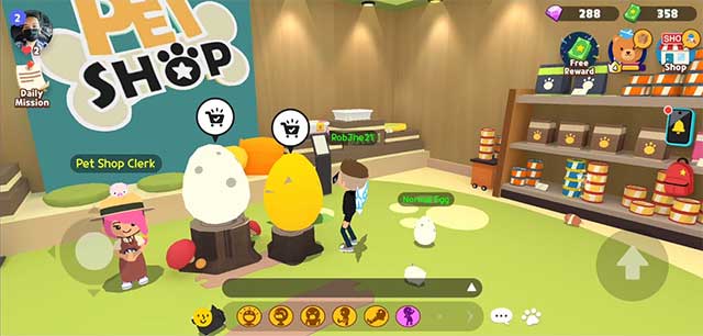 You will now be able to purchase pet eggs and hatch them to hatch cute pets
