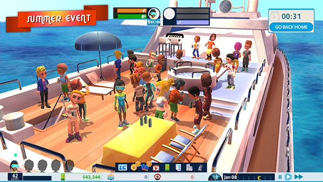 Welcome season event brilliant summer in YouTubers Life game