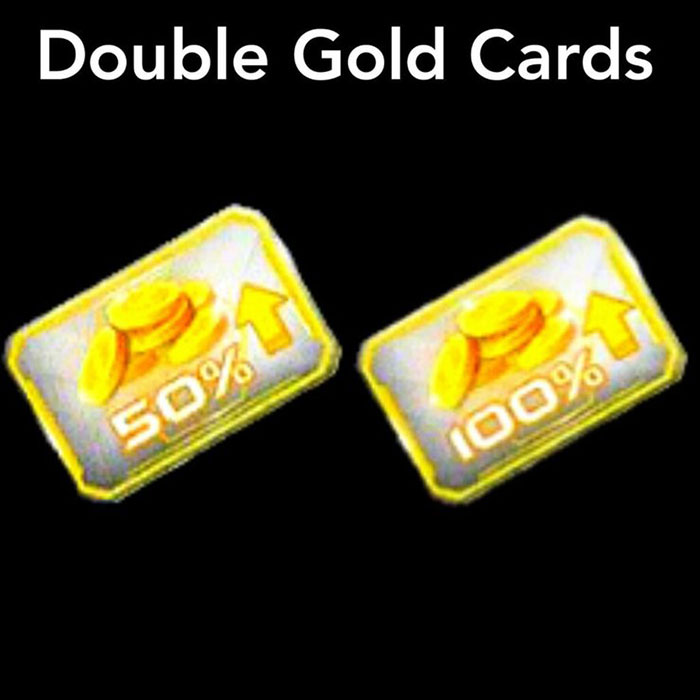 Các thẻ nhân đôi vàng có khả năng tăng số vàng kiếm được lên tới 2,5 lần