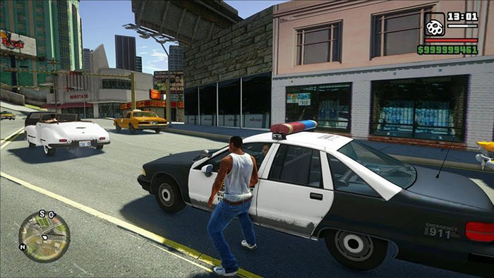 Mod V Graphics đưa đồ họa GTA 5 vào GTA San Andreas