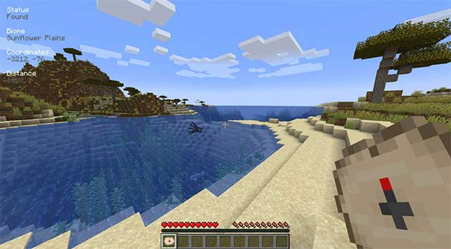 Biome Locator Mod sẽ giới thiệu vào Minecraft một bộ định vị quần xã sinh vật