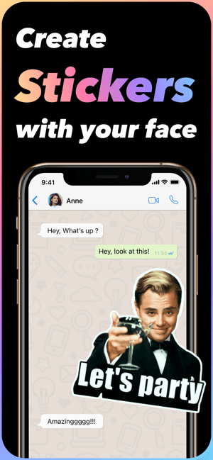Create a sticker with your face
