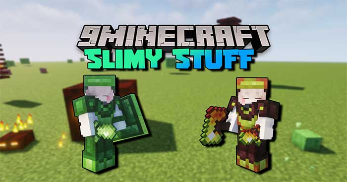 Slimy Stuff Mod 1.16.5 giới thiệu vào Minecraft các bộ áo giáp làm từ slime