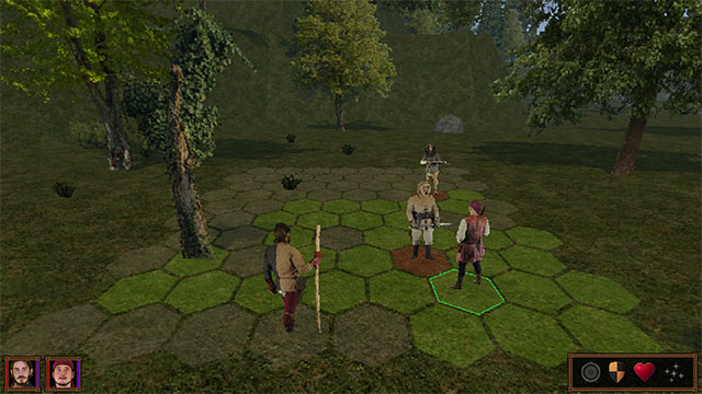 The battle in Call of Saregnar takes place on familiar hexagons
