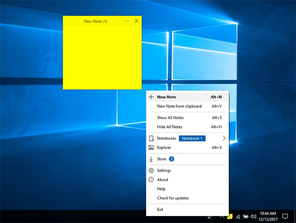 Simple Sticky Notes fully features from basic to advanced of note taking application on PC