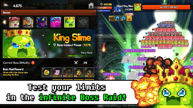 Test your limits in boss raids