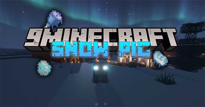 Snow Pig Mod 1.17.1 bổ sung vào Minecraft một sinh vật mới là Snow Pig