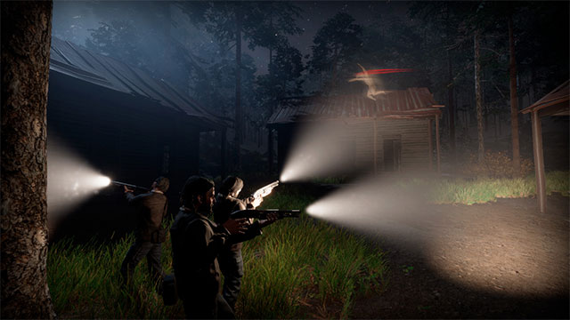 Lập team gồm 5 thợ săn và cùng nhau tiêu diệt quỷ dữ trong Chupacabras: Night Hunt game