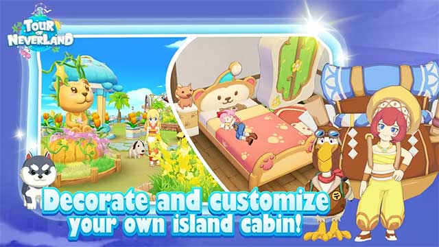 Customize and decorate your own island