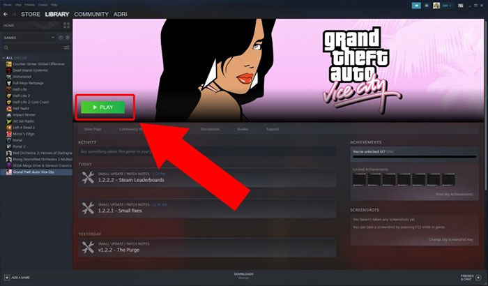 Hướng dẫn tải xuống và cài đặt GTA Vice City trên máy tính Windows