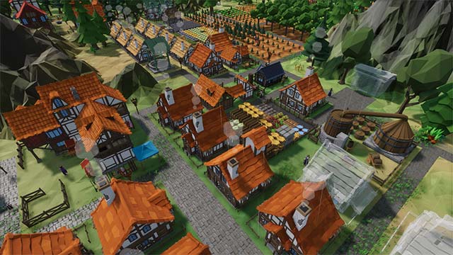 Build a bustling, crowded city from AZ in the game Settlement Survival