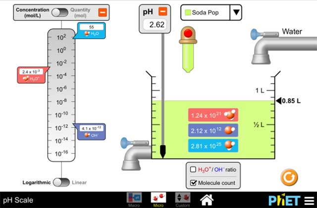 Students can interact with learning models