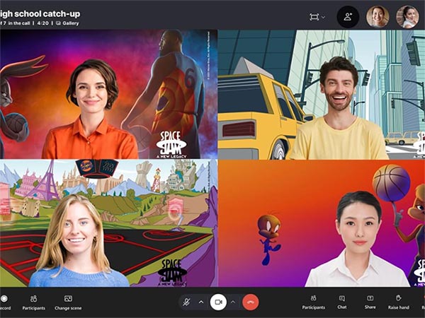 Use animated backgrounds in video calls to liven up conversations