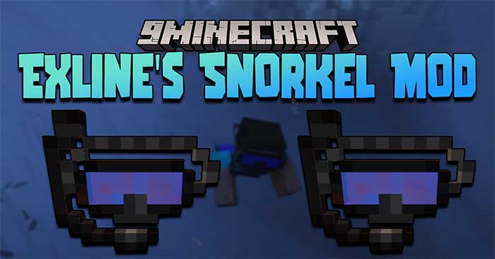 Exlines Snorkel Mod sẽ đưa vào Minecraft một thiết bị giúp bạn thở dưới nước