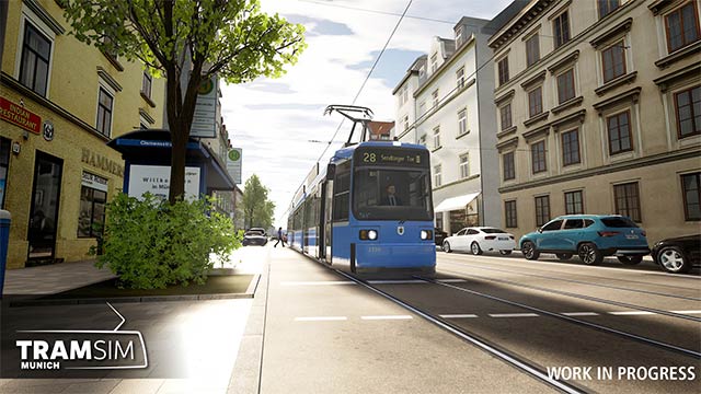 TramSim Munich is a modern city tram driving simulation game