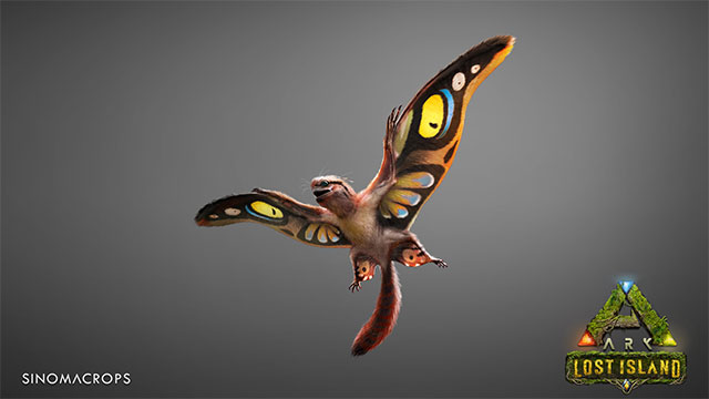 Sinomacrops is the next new creature on the Lost Land map to be released late 2021