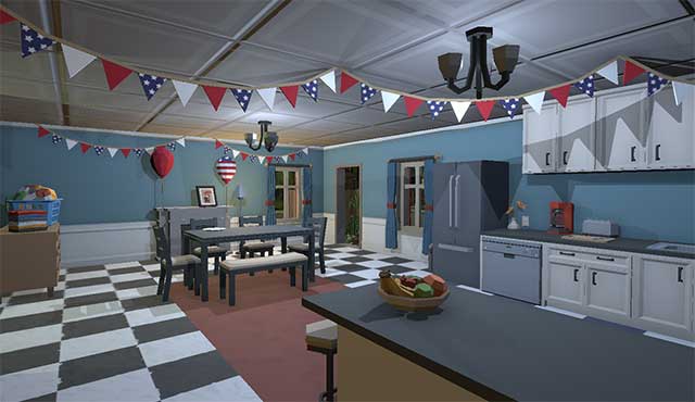  Add United States Day 4/7 themed fireworks and rich decorations