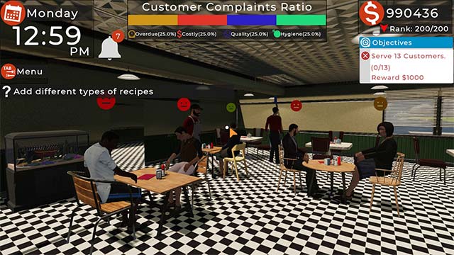 Manage the number 1 pizza restaurant in the city with Pizza Shop Manager