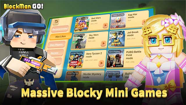 Blockman GO - Adventures là phần mới của kho mini game miễn phí Blockman GO