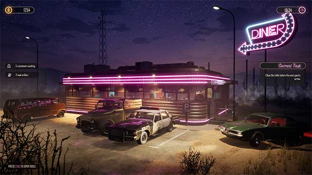 Road Diner Simulator là game mô phỏng kết hợp quản lý nhà hàng sống động