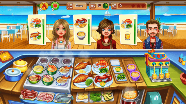 Manage your restaurant and serve delicious food in Cooking Fest
