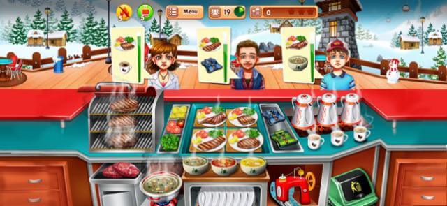 Cook and manage your restaurant in Cooking Fest game. 