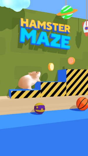 Hamster Maze lets you adventure in the maze with your cute guinea pig