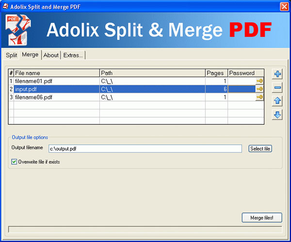 Match PDF files very quickly and easily with Adolix Split and Merge. PDF
