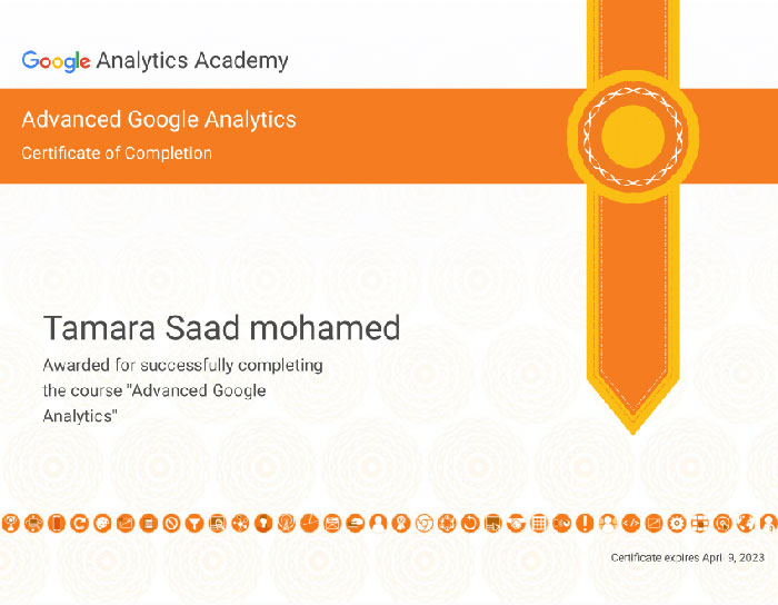 Chứng chỉ của Google Analytics Academy