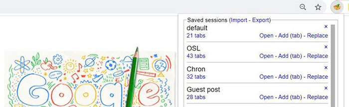 Bên cạnh Session Buddy thì đánh dấu trang cũng là cách hiệu quả để lưu các tab đang mở trong Google Chrome