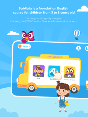 Babilala is a fun and effective English learning app for kids