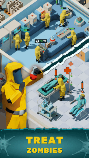 Zombie Hospital Tycoon lets you manage a hospital that treats zombies
