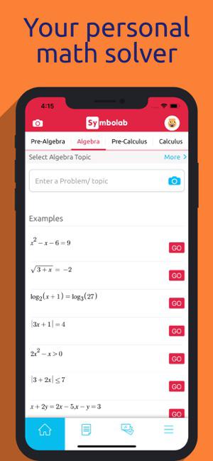 Symbolab Math Solver helps you solve any difficult problem